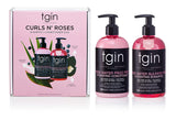 Rose Water Shampoo + Conditioner DUO - for Natural Hair - Dry Hair - Curls - Waves - Color Treated Hair - Low Porosity - Fine Hair 13Oz