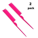 3 Row Styling Comb - Detangling, Defining & Separating Curls (Pink)