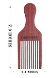 Beard Pick for Men- Wooden Comb Afro Hair Lift Combs