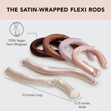 Heatless Satin Covered Flexi Rods 