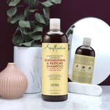 Shea Moisture Curly Hair Product Bundle Shampoo 16 Fl Oz, Conditioner 13 Fl Oz, Leave in Conditioner 15 Oz, Jamaican Black Castor Oil for Healthy Hair Growth, Strengthen & Restore, Sulfate Free