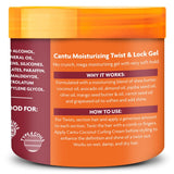 Cantu Moisturizing Twist & Lock Gel with Shea Butter 13 Fl Oz