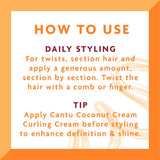Cantu Moisturizing Twist & Lock Gel with Shea Butter 13 Fl Oz