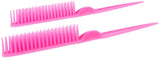 3 Row Styling Comb - Detangling, Defining & Separating Curls (Pink)